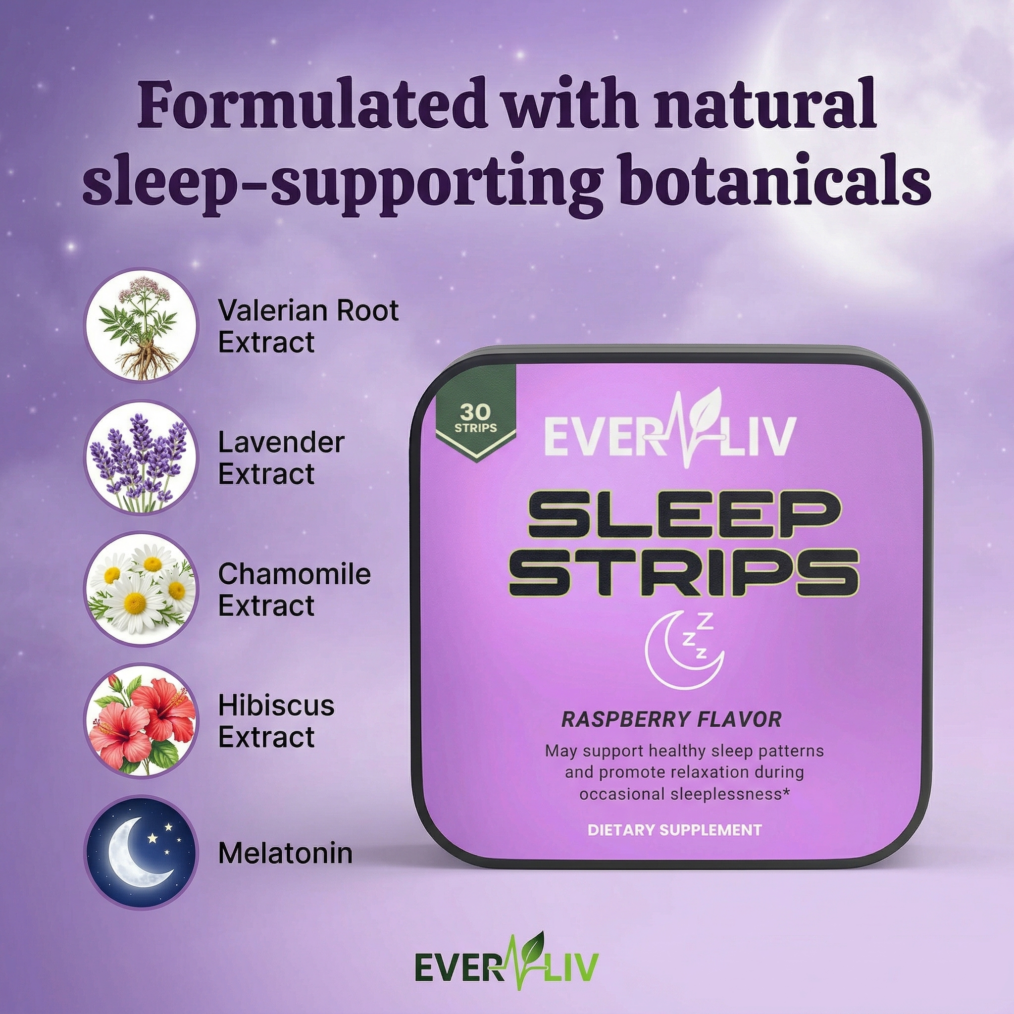 Sleep Strips ingredient callout