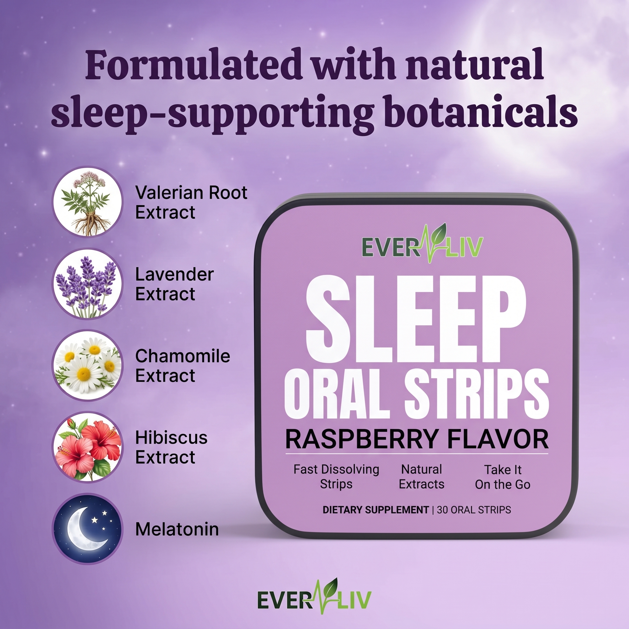 Sleep Strips ingredient callout